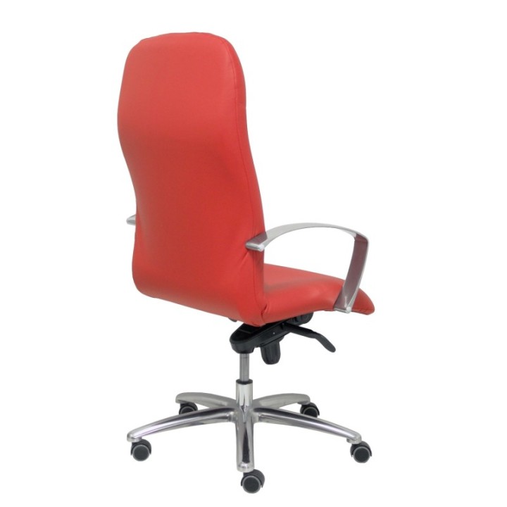 Sillón Caudete piel rojo ferrari