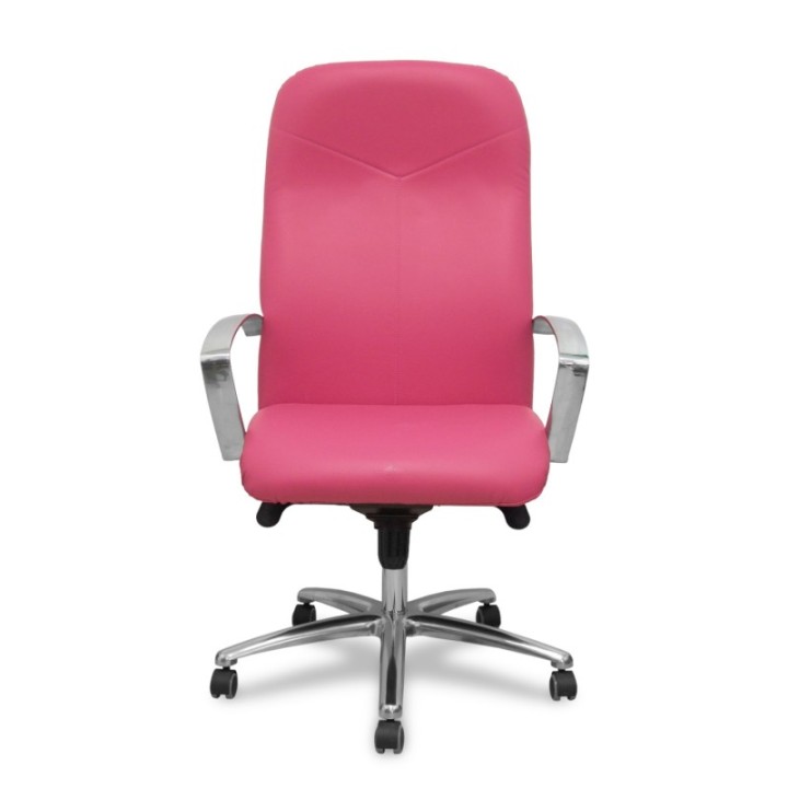 Sillón Caudete similpiel rosa
