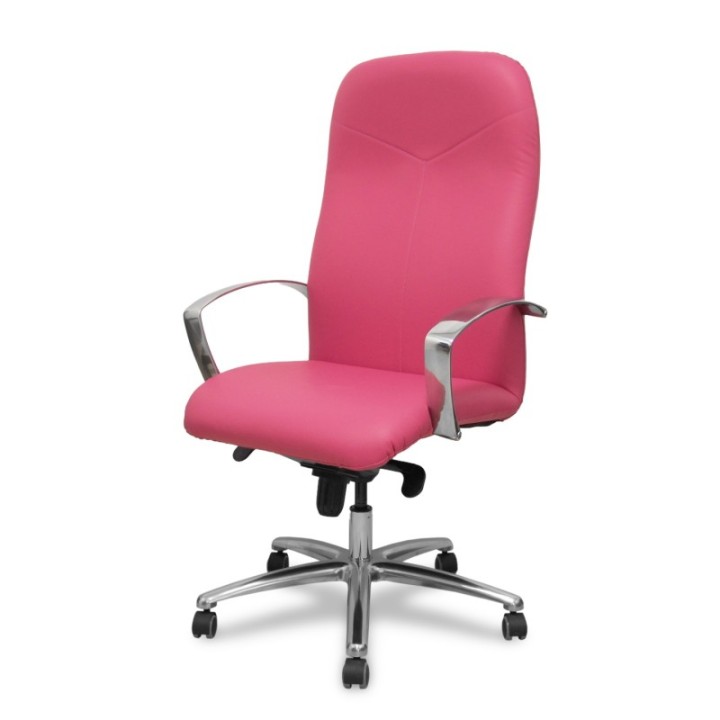 Sillón Caudete similpiel rosa