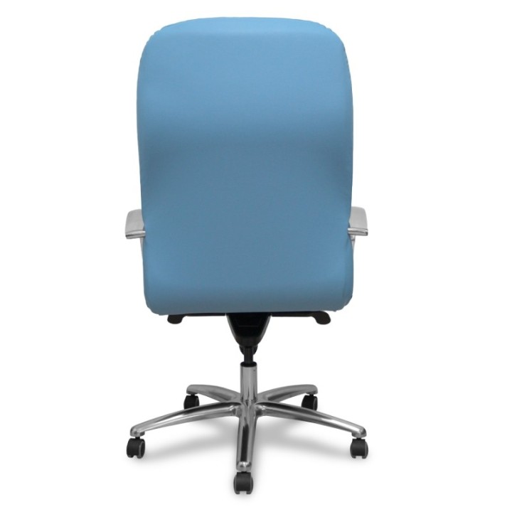 Sillón Caudete similpiel azul claro