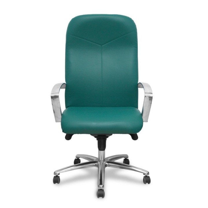 Sillón Caudete similpiel verde botella