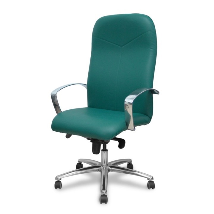 Sillón Caudete similpiel verde botella