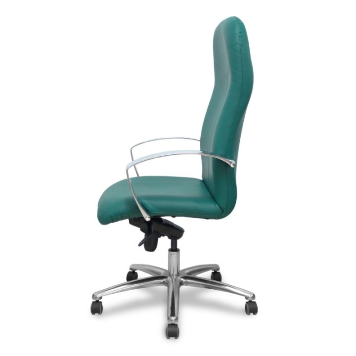 Sillón Caudete similpiel verde botella