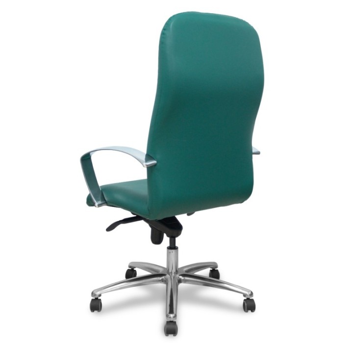 Sillón Caudete similpiel verde botella