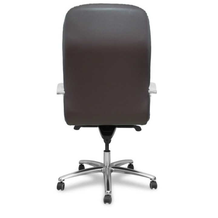 Sillón Caudete similpiel marrón oscuro