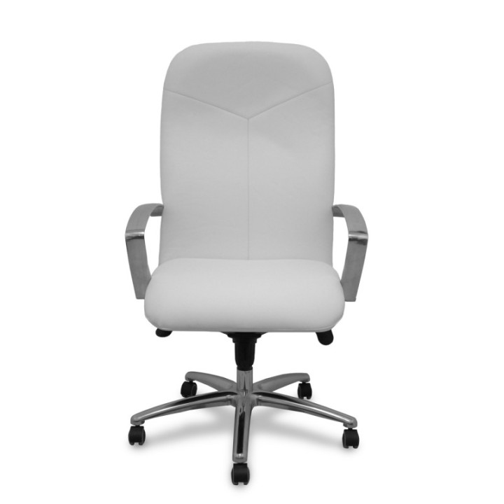 Sillón Caudete similpiel blanco