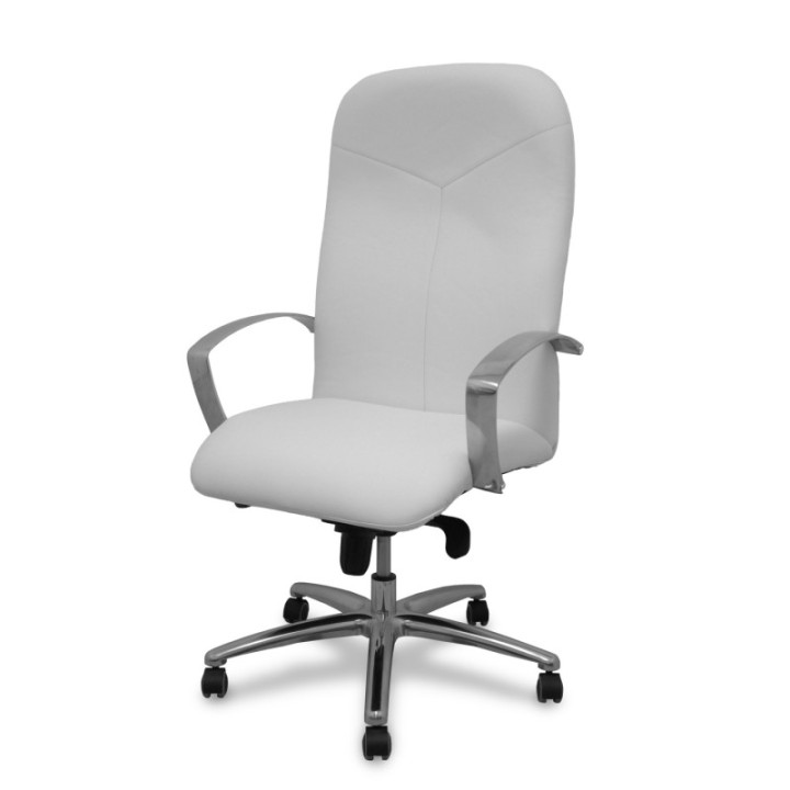 Sillón Caudete similpiel blanco