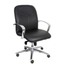 Sillón Caudete confidente similpiel negro