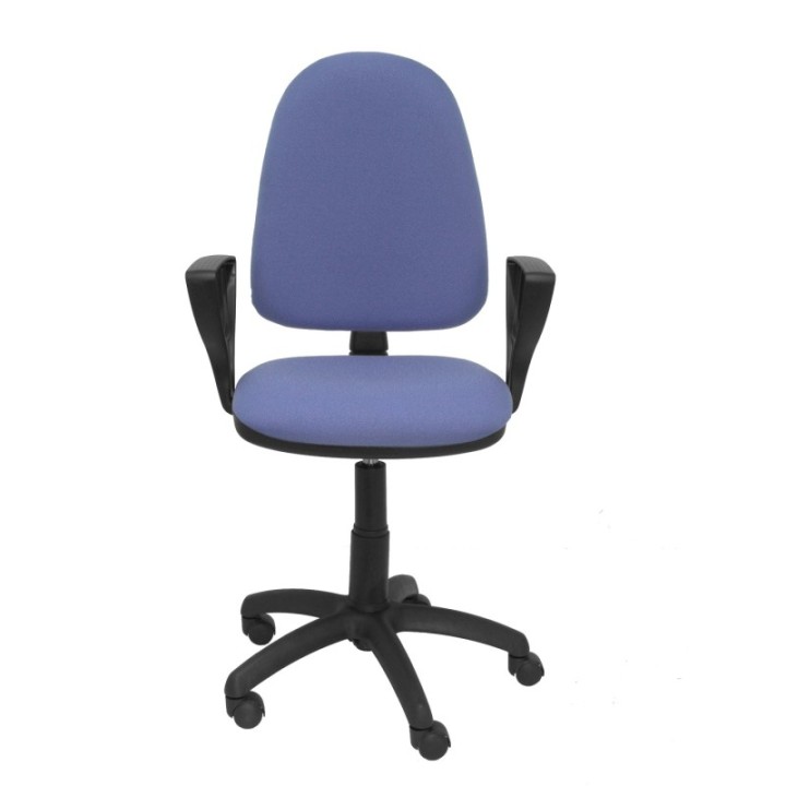 Silla Aýna bali azul claro con brazos