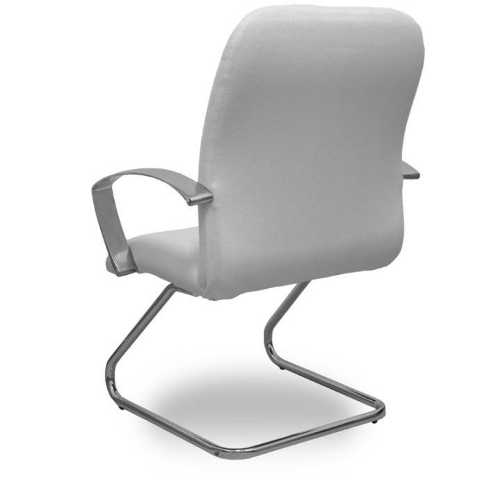 Sillón Caudete confidente patín bali blanco