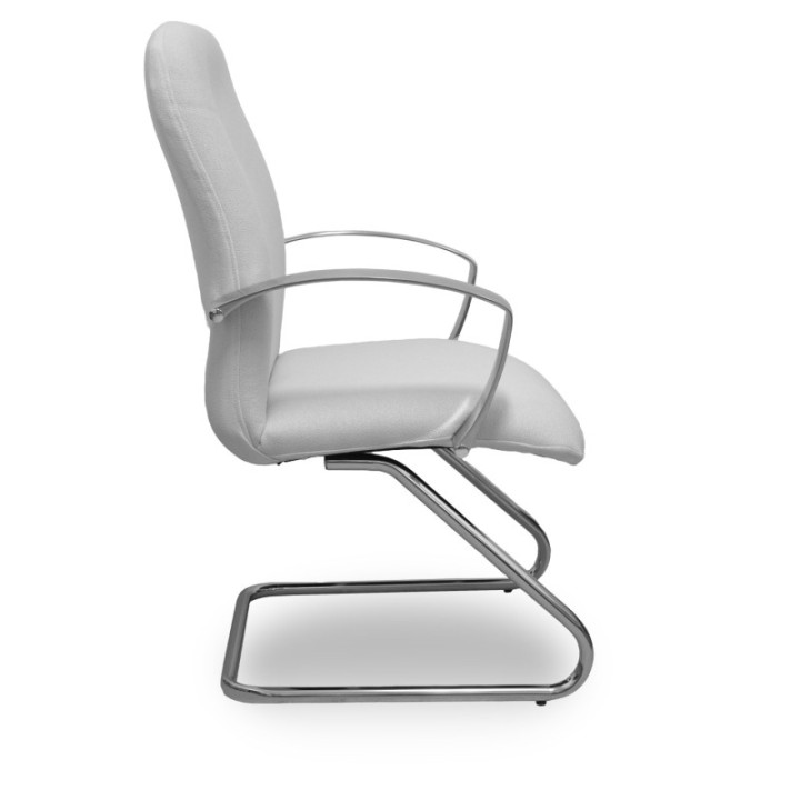 Sillón Caudete confidente patín bali blanco