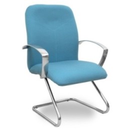 Sillón Caudete confidente patín bali azul cielo