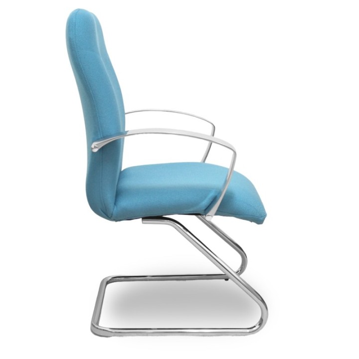 Sillón Caudete confidente patín bali azul cielo