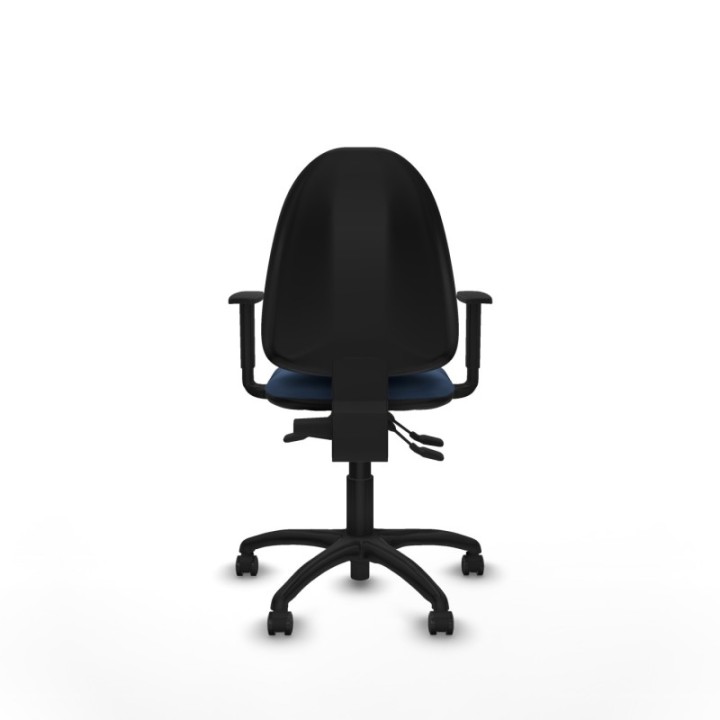 Aýna AS similpiel azul marino brazos 1D base poliamida ruedas engomadas 50mm