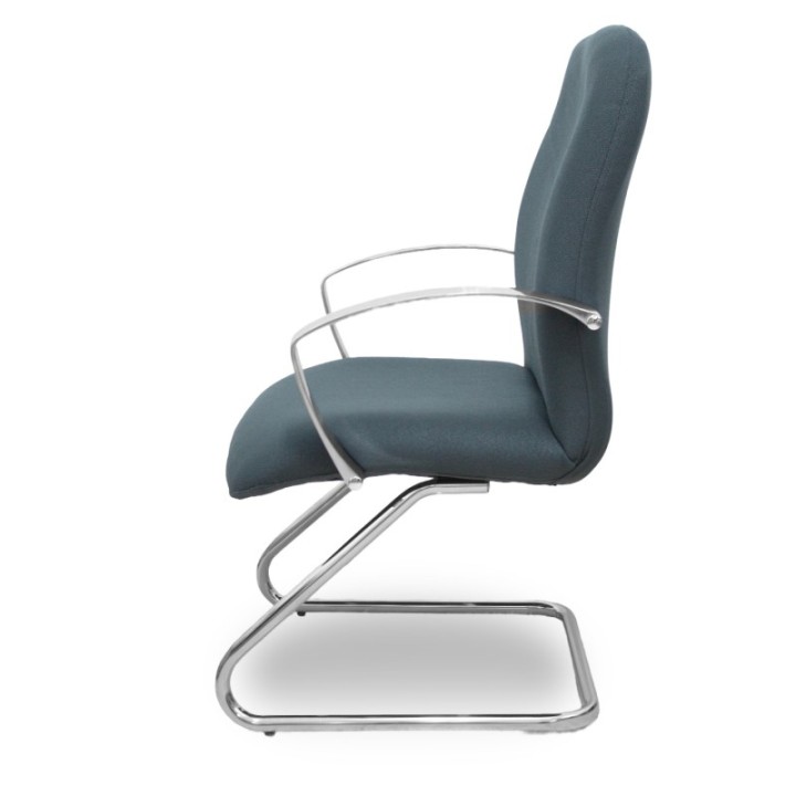 Sillón Caudete confidente patín bali gris oscuro