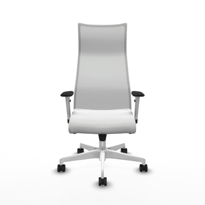 Albacete malla sincro malla blanca bali blanco brazos blancos base blanca ruedas 65 mm nailon