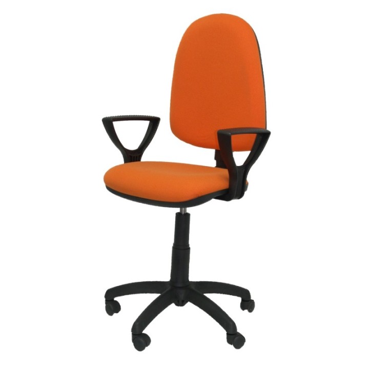 Silla Aýna bali naranja claro con brazos
