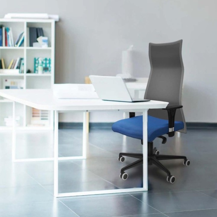 Albacete malla sincro malla blanca bali blanco brazos 1D base nailon ruedas 65mm engomadas