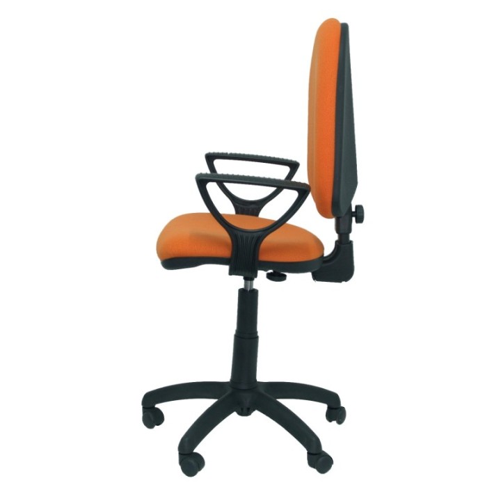 Silla Aýna bali naranja claro con brazos