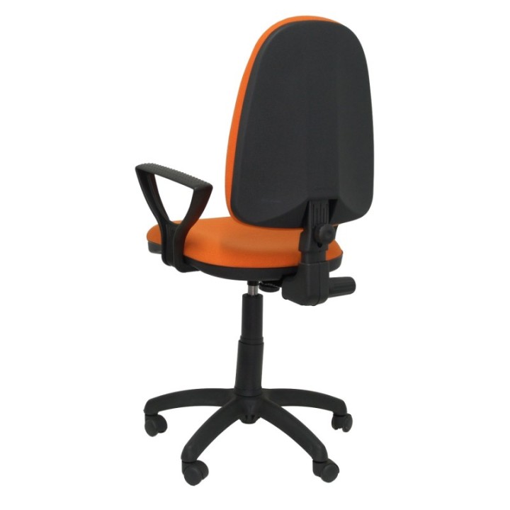 Silla Aýna bali naranja claro con brazos