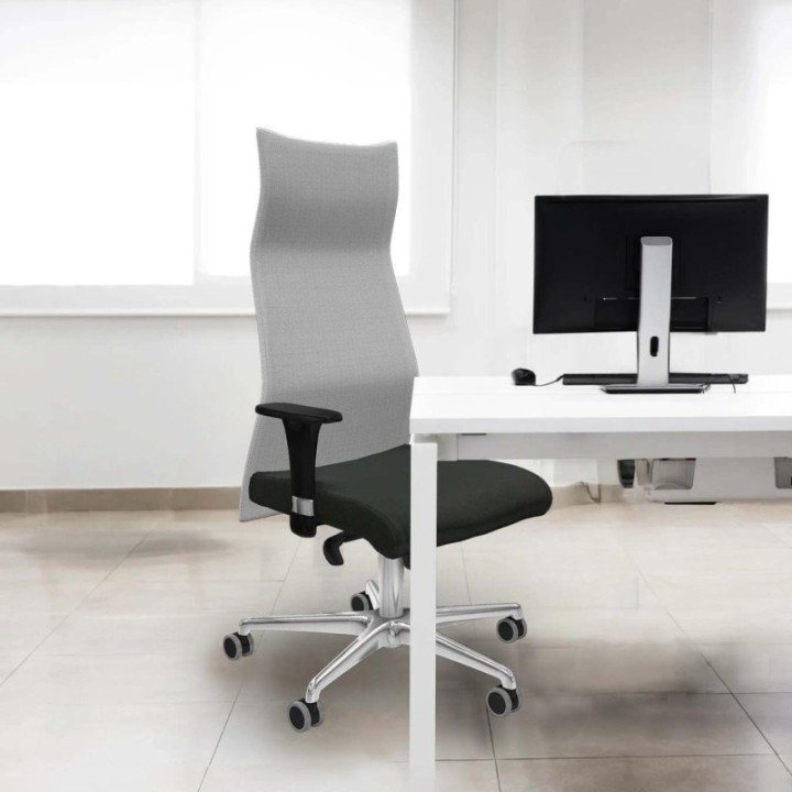 Albacete malla sincro malla blanca bali blanco brazos 1D base aluminio ruedas 65mm engomadas