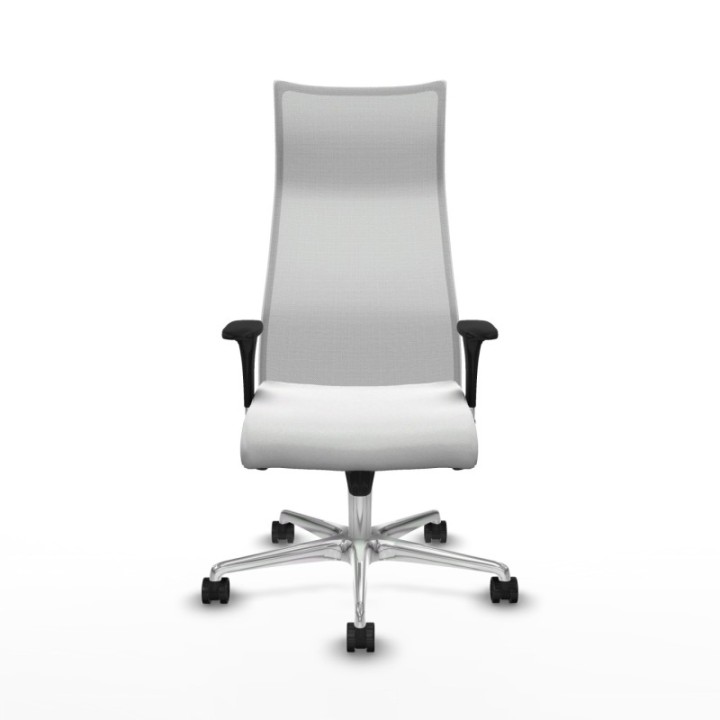 Albacete malla sincro malla blanca bali blanco brazos 1D base aluminio ruedas 65 mm nailon