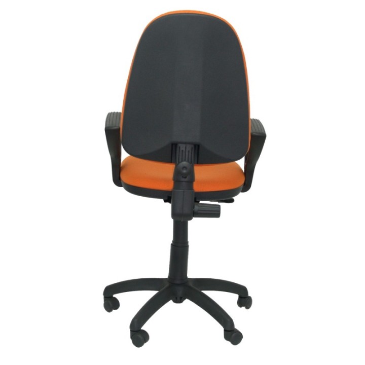 Silla Aýna bali naranja claro con brazos