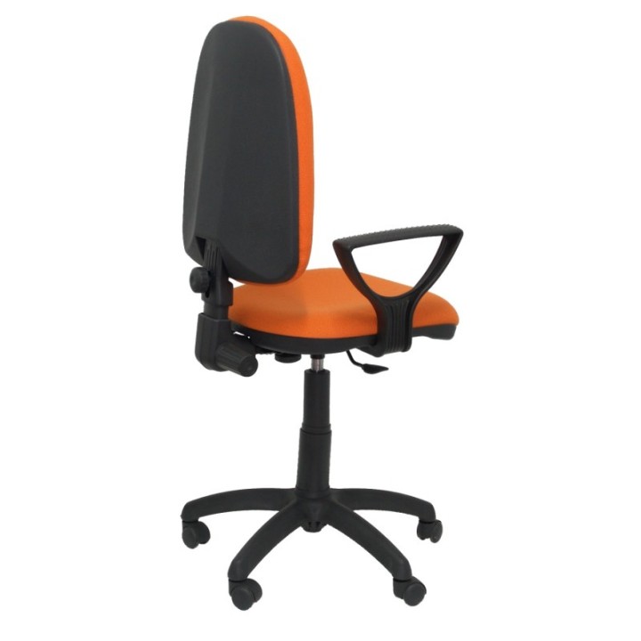 Silla Aýna bali naranja claro con brazos