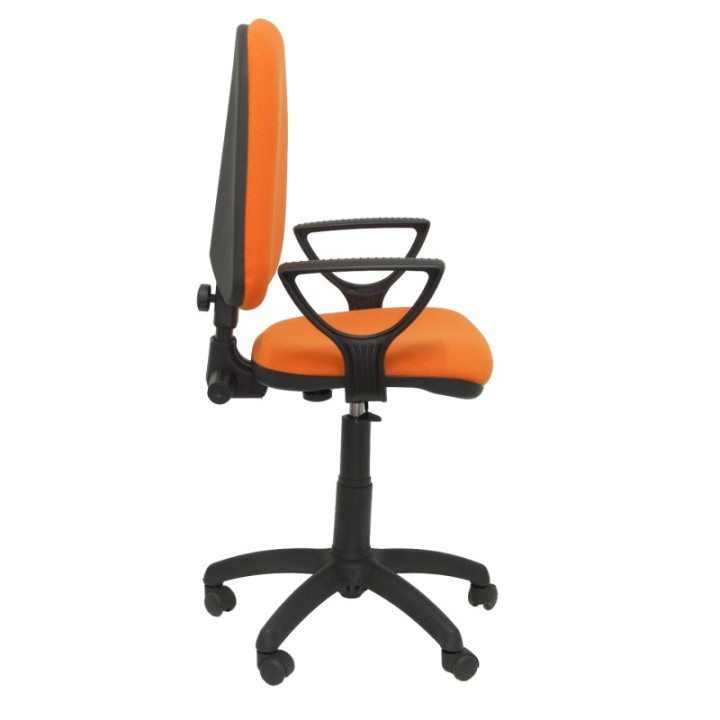 Silla Aýna bali naranja claro con brazos