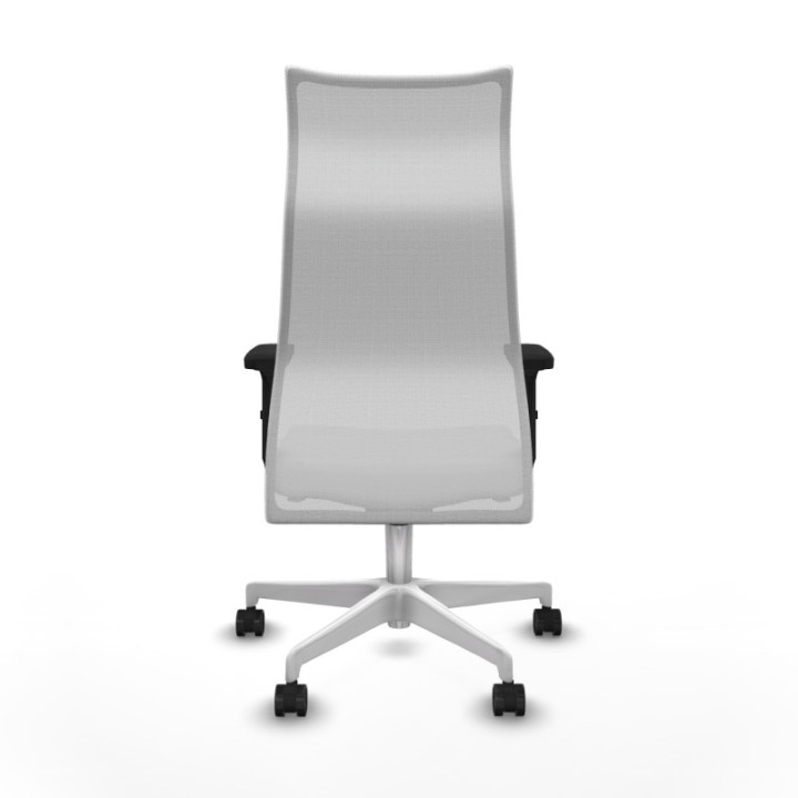 Albacete malla sincro malla blanca bali blanco brazos 2D base blanca ruedas 65 mm nailon