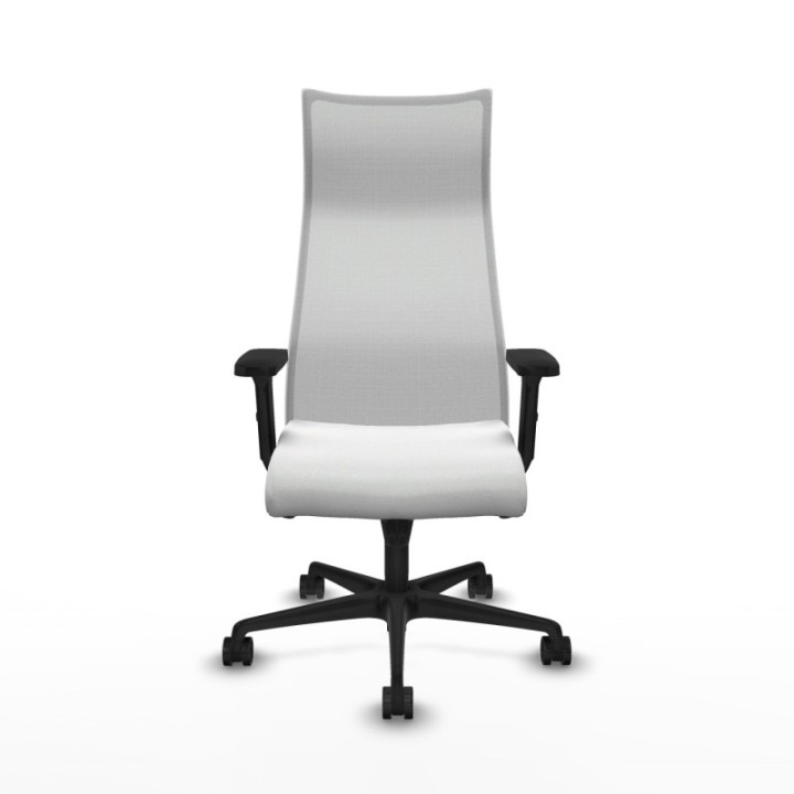 Albacete malla sincro malla blanca bali blanco brazos 2D base nailon ruedas 65 mm nailon