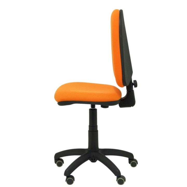 Silla Aýna bali naranja ruedas de parqué