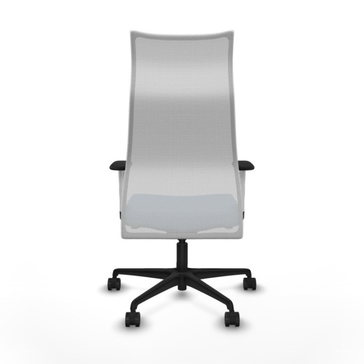 Albacete malla sincro malla blanca bali azul cielo brazos blancos base nailon ruedas 65 mm nailon