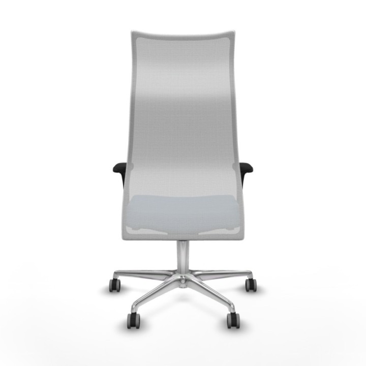 Albacete malla sincro malla blanca bali azul cielo brazos 1D base aluminio ruedas 65mm engomadas