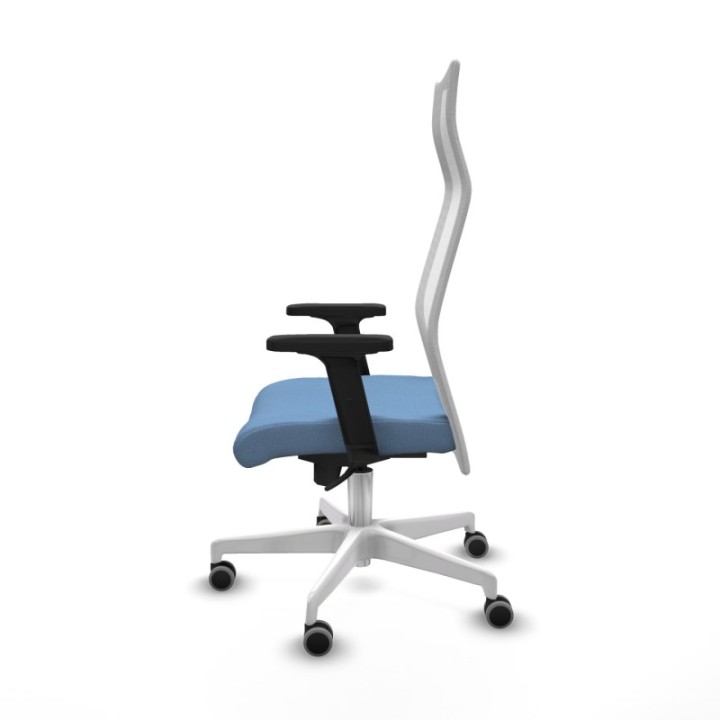 Albacete malla sincro malla blanca bali azul cielo brazos 2D base blanca ruedas 65mm engomadas