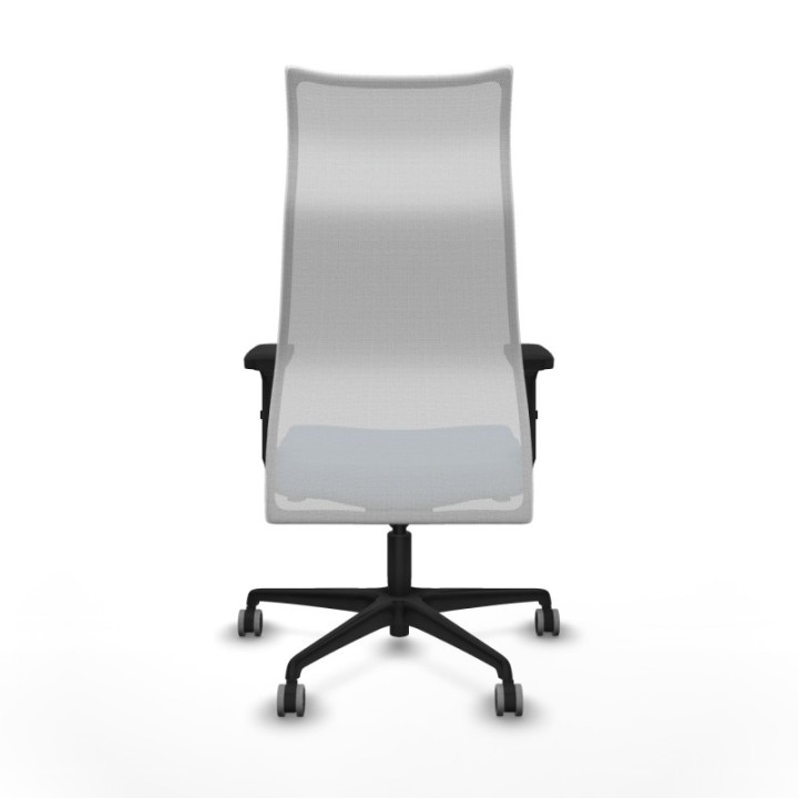 Albacete malla sincro malla blanca bali azul cielo brazos 2D base nailon ruedas 65mm engomadas