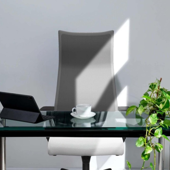 Albacete malla sincro malla blanca bali azul cielo brazos 2D base nailon ruedas 65mm engomadas