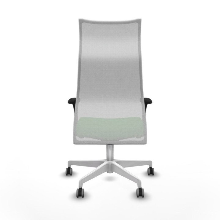 Albacete malla sincro malla blanca bali verde brazos 1D base blanca ruedas 65mm engomadas