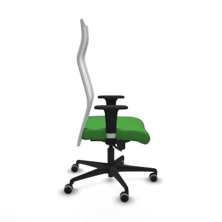 Albacete malla sincro malla blanca bali verde brazos 1D base nailon ruedas 65mm engomadas