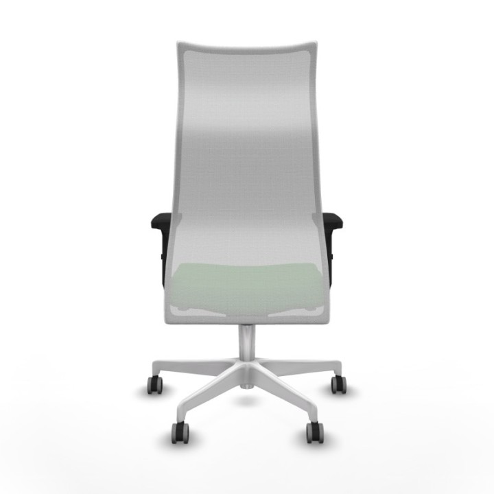 Albacete malla sincro malla blanca bali verde brazos 2D base blanca ruedas 65mm engomadas