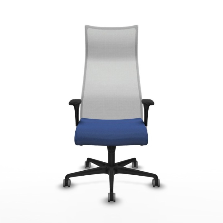 Albacete malla sincro malla blanca bali azul marino brazos 1D base nailon ruedas 65mm engomadas