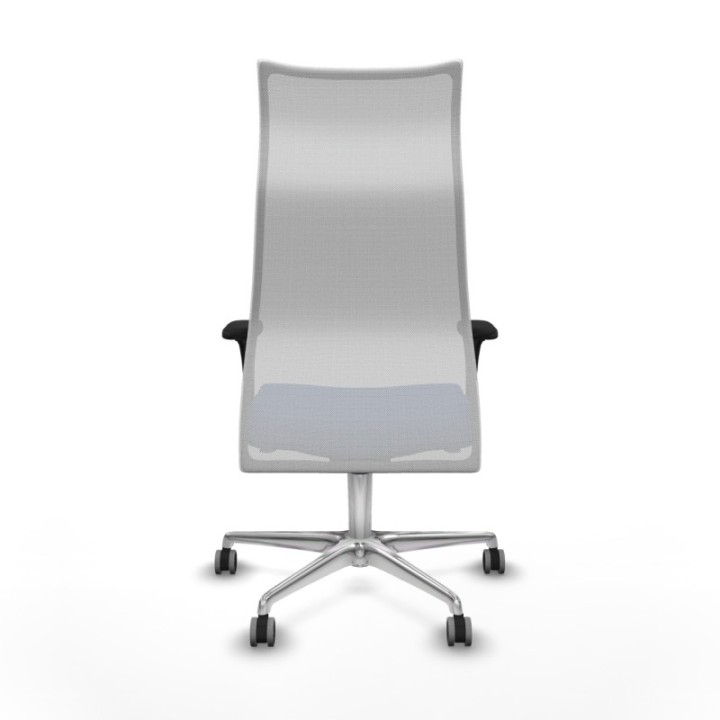 Albacete malla sincro malla blanca bali azul marino brazos 1D base aluminio ruedas 65mm engomadas