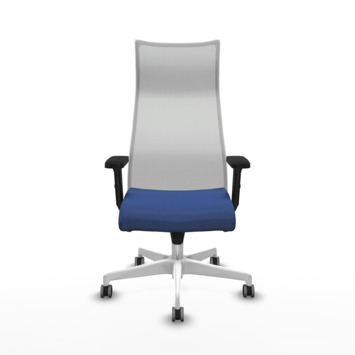 Albacete malla sincro malla blanca bali azul marino brazos 2D base blanca ruedas 65mm engomadas