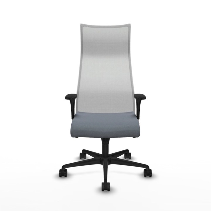 Albacete malla sincro malla blanca bali gris brazos 1D base nailon ruedas 65 mm nailon