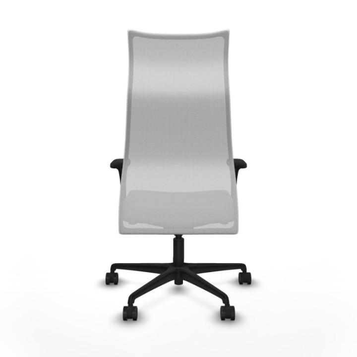 Albacete malla sincro malla blanca bali gris brazos 1D base nailon ruedas 65 mm nailon