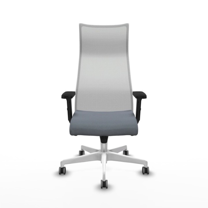 Albacete malla sincro malla blanca bali gris brazos 2D base blanca ruedas 65mm engomadas