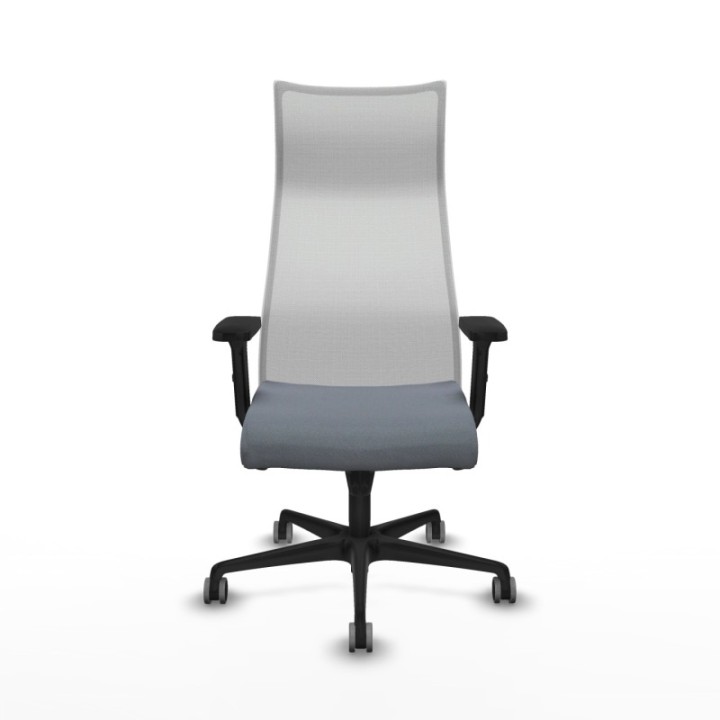 Albacete malla sincro malla blanca bali gris brazos 2D base nailon ruedas 65mm engomadas