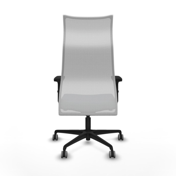 Albacete malla sincro malla blanca bali gris brazos 2D base nailon ruedas 65mm engomadas