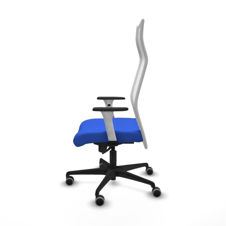 Albacete malla sincro malla blanca bali azul brazos blancos base nailon ruedas 65mm engomadas