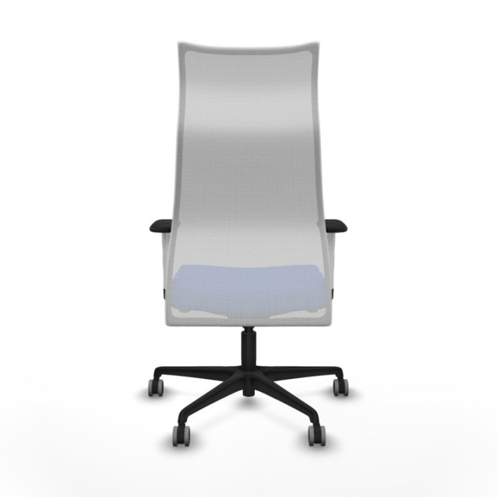 Albacete malla sincro malla blanca bali azul brazos blancos base nailon ruedas 65mm engomadas